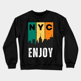 New York City Skyline Crewneck Sweatshirt